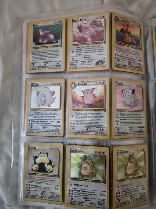 Cartas pokemon 1999-2002