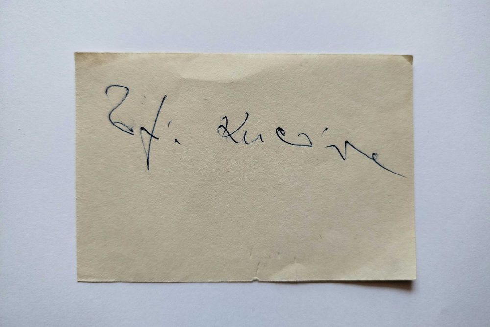 Zofia Kucówna autograf