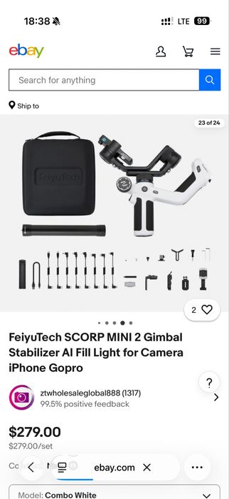 Стабілізатор (Гімбл) FeiyuTech SCORP Mini 2 Kit