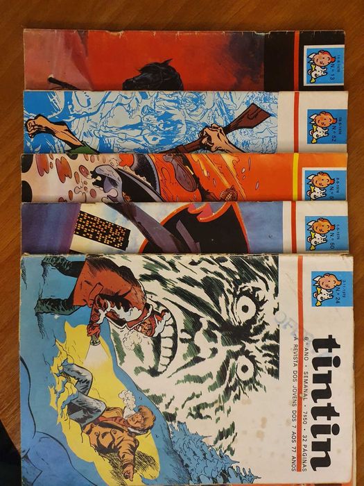 Revistas banda desenhada TINTIN