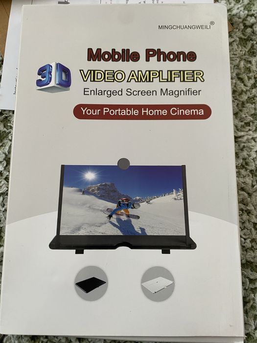 Збільшувач-підставка для телефону 3D Foldable Screen