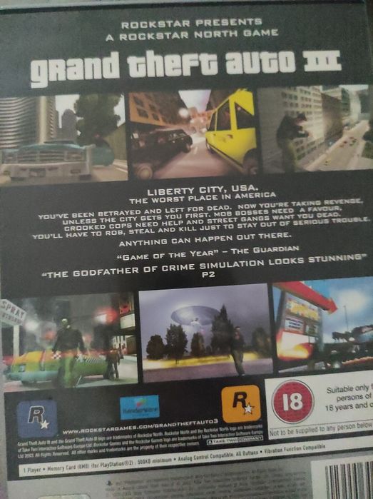 GTA 3 ps2 completo