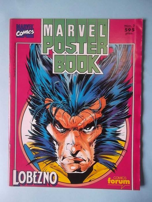 "MARVEL POSTER BOOK" : Wolverine . Com Posters gigantes
