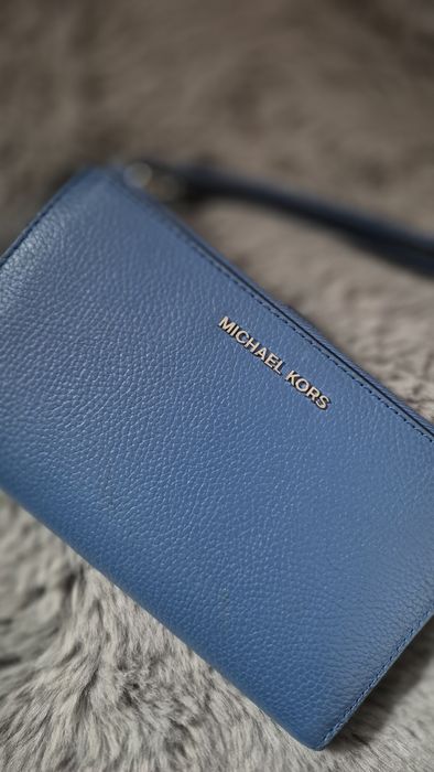 Portfel Michael Kors jet set double zip skóra