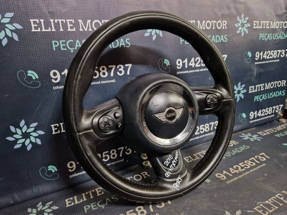 Volante usado pele com airbag MINI COOPER COUNTRYMAN R60 R56 R55 R57