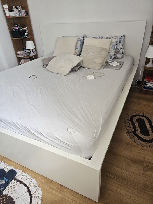 Cama casal 180x200 ikea com estrado