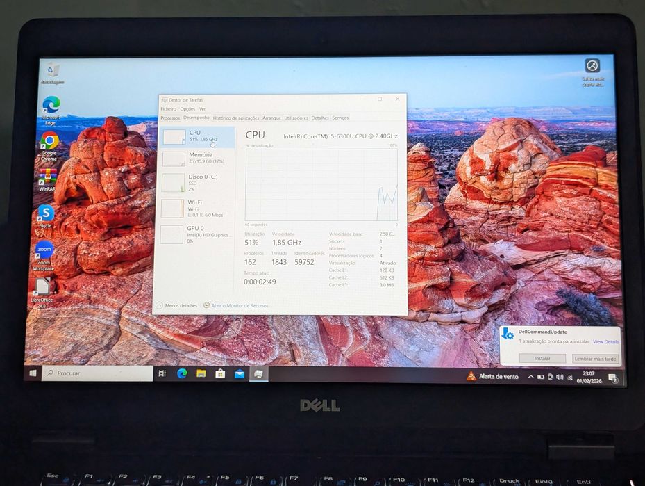 Portátil Dell Latitude E7470 i5 16GB RAM SSD #5