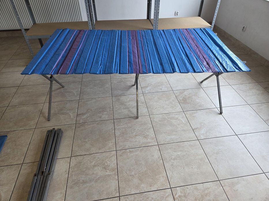 2 stoły handlowe 200x100 cm