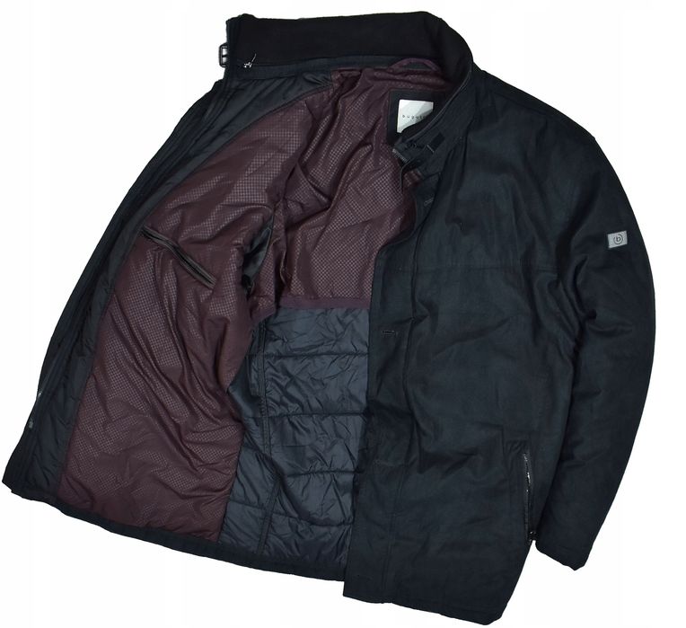 Bugatti Premium Suede Zimowa Ocieplana Kurtka Męska 58