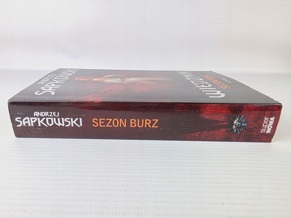 Sezon Burz Andrzej Sapkowski Wiedźmin Czerwona Okładka SuperNOWA