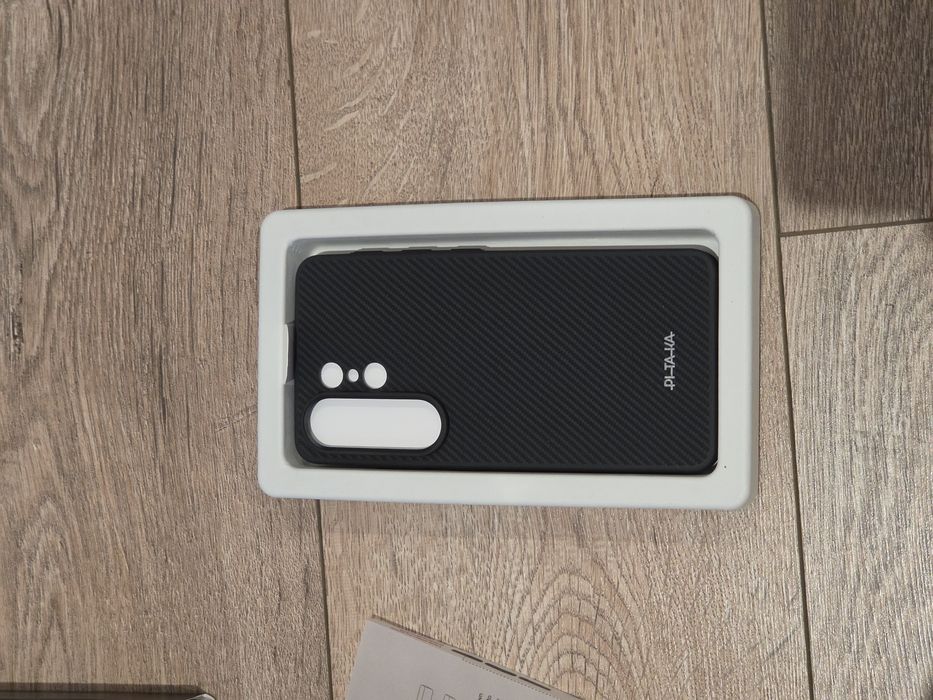Чехол Pitaka Aramid ProGuard Case with Aaron Button for Samsung Galaxy S26 Ultra - Black/Grey (Twill) (PBS2601U)
