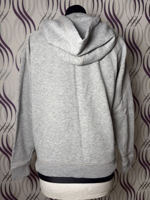 American Eagle bluza damska szara rozpinana z kapturem logo