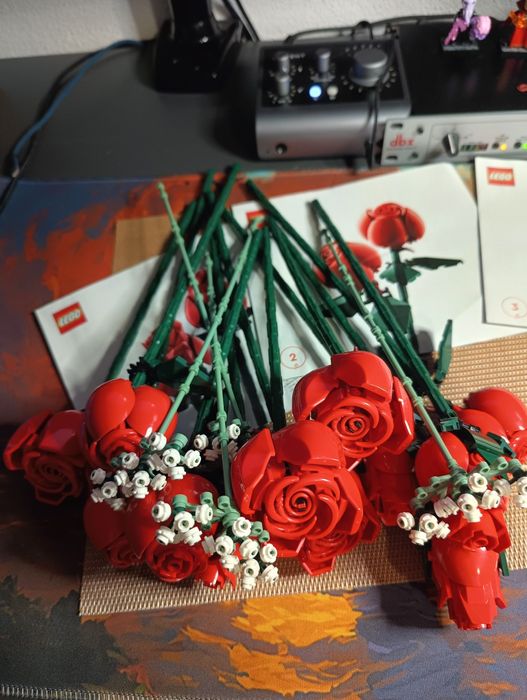 LEGO kwiaty róży, orchidea 10328, 10311