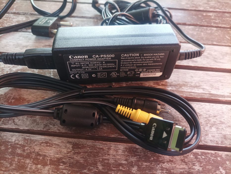Pack cabo de alimentação + conector Canon