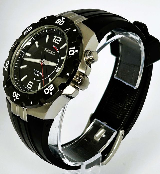 SEIKO KINETIC Diver Style 100M – SKA445P2 – NOWY AKUMULATOR – Full Set