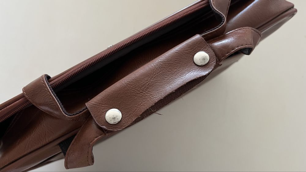Pasta Executiva Mont Blanc Marrom - Mala Trabalho Viagem Vintage