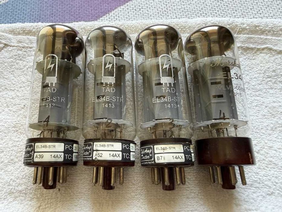 Lampy EL34B-STR Tube Amp Doctor TAD Marshall Shuguang kwartet kwadra