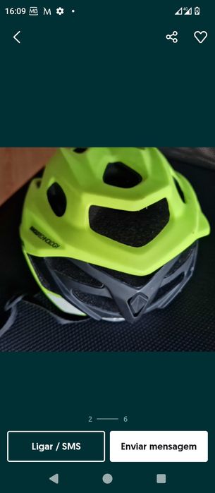 Capacete ROCKRIDER BTT USADO