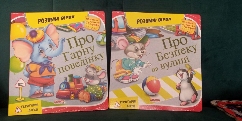 Розвиваючіі дитячі книжки Правила поведінки 2-5 років