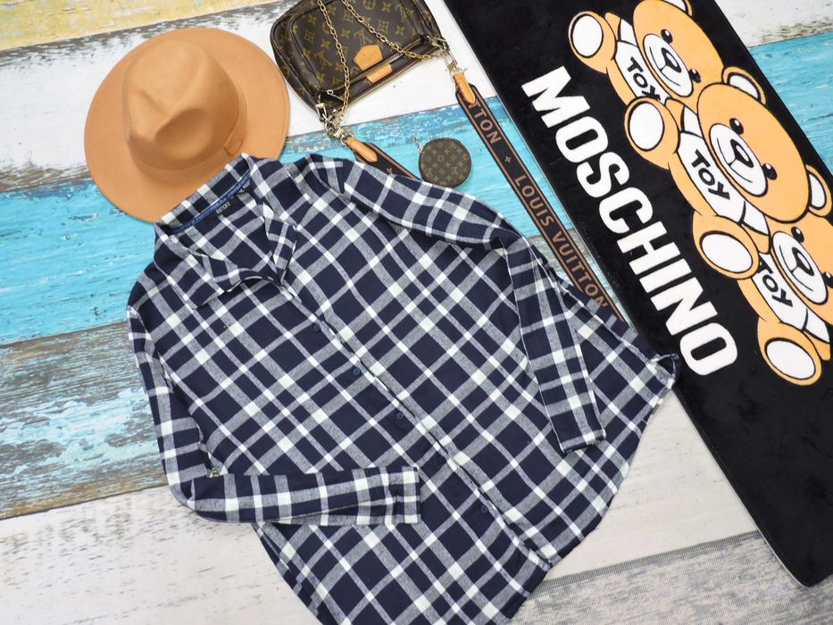 Esmara Nowa piżamowa koszula flanelka krata 44/46