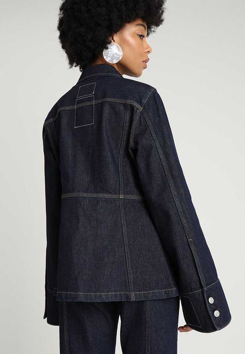 Jeansowy żakiet oversize retro Weekday