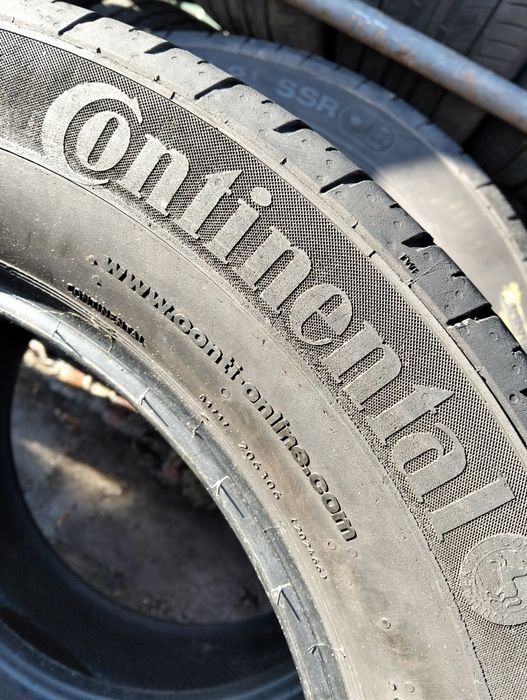 Шини 245 55 17  Continental Conti contact 2 пара підсилений борт  +