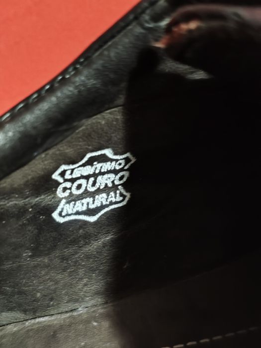 Sapato social em couro legítimo