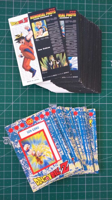Cartas Dragon Ball Z (números estão na descrição)