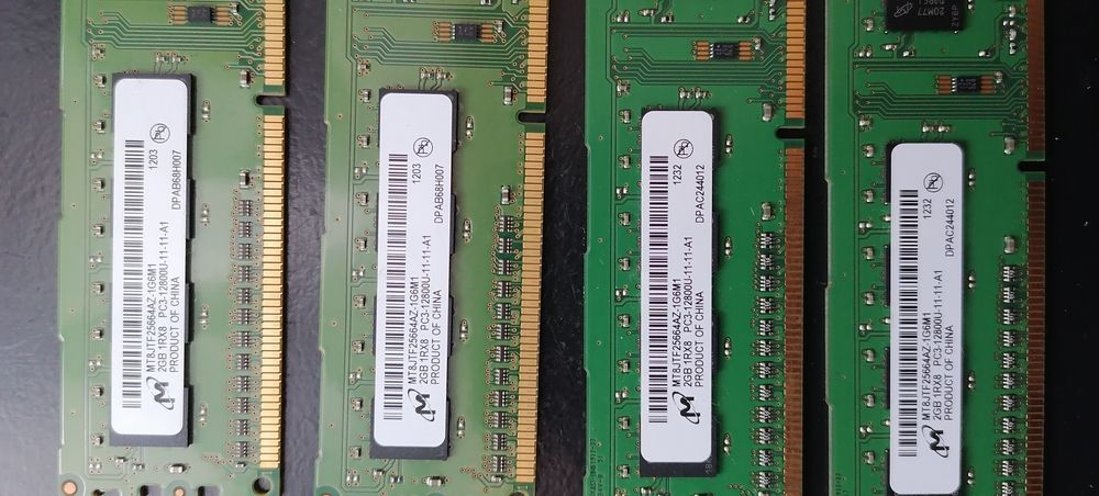 Ram ddr3 8gb 4x2gb