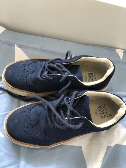 Sapatos de menino n33 azul marinho