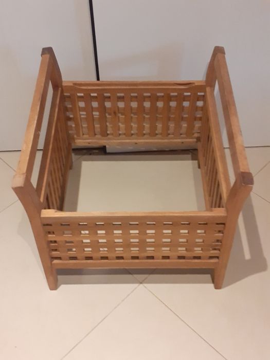 Siedzisko / schowek drewniany