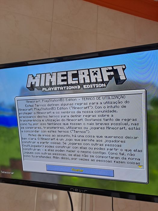 Jogo minecraft ps3