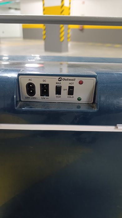 Geleira elétrica Outwell ECOcool Lite 24L 12V 230V azul escuro