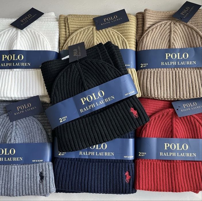 Комплект шапка та шарф Polo Ralp Lauren