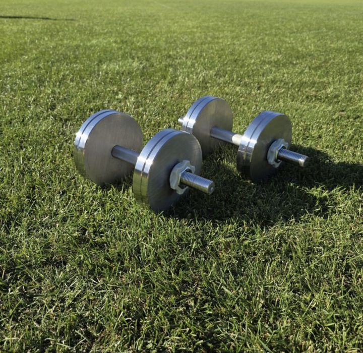 Металлические гантели наборные разборные 2шт по 12,16,20,30,40,50 кг