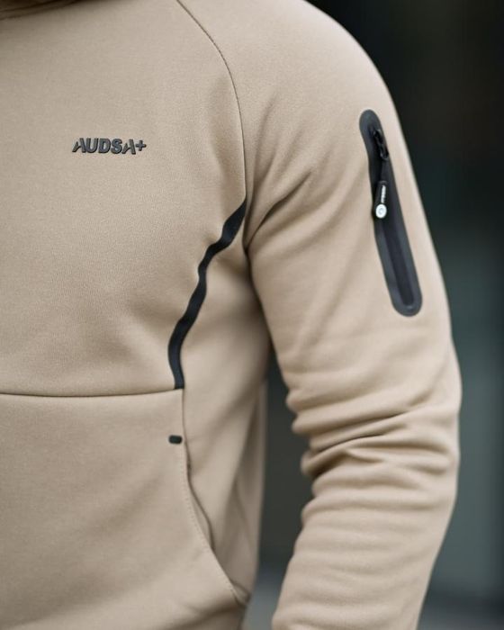 На флісові теплий кофта штани зимовий чоловічий спортивний костюм беж