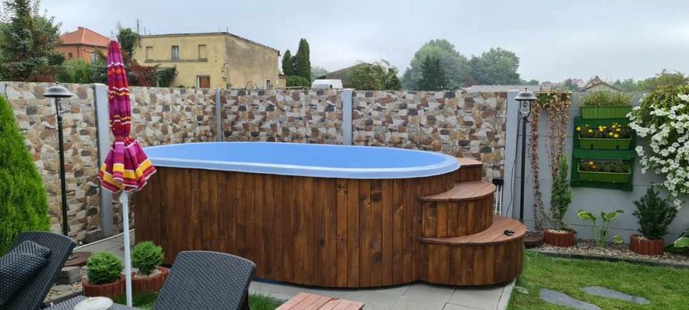 Basen HYDROMASAŻ jacuzzi Balia Ruska beczka bania EUROLINE