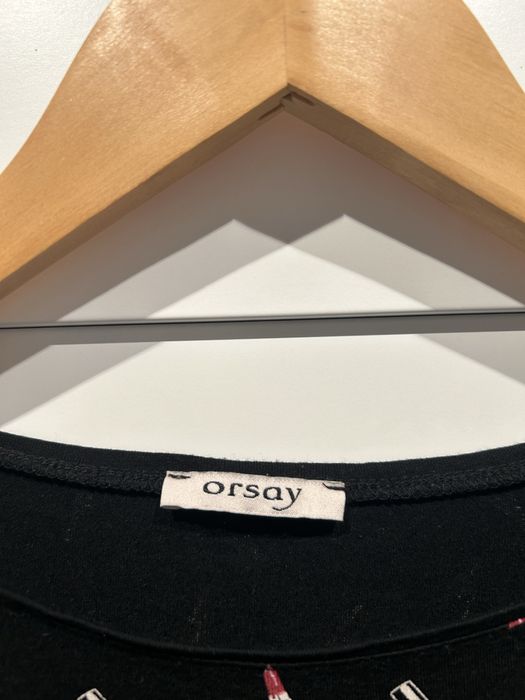 Bluzka z długim rękawem szminki