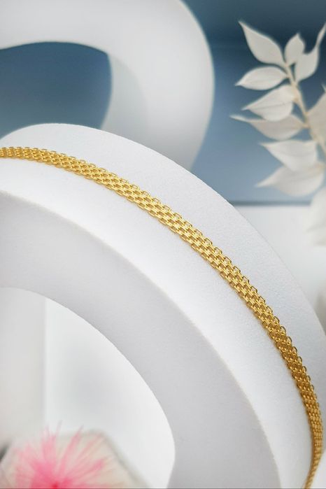 Bismarc. Bransoletka złota. Próba złota 585