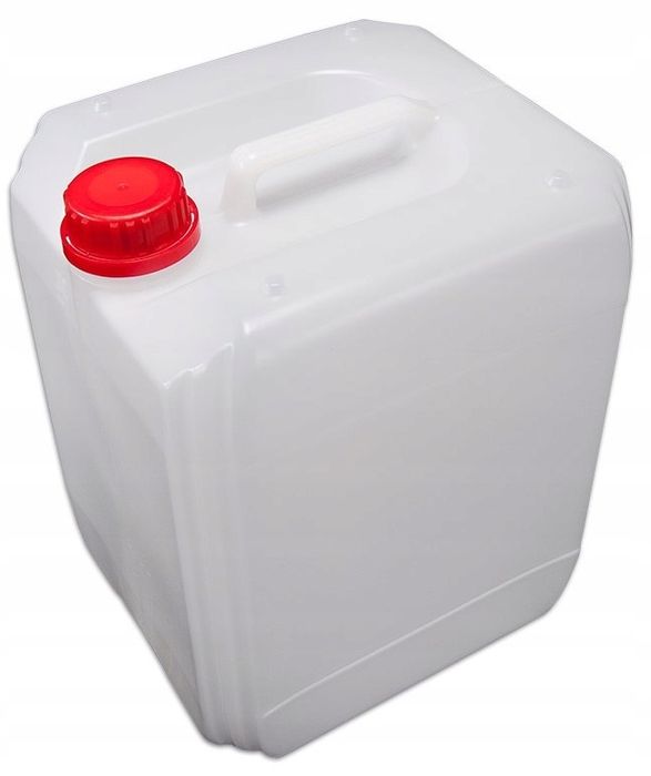 Kanister karnister biały 5l pojemnik na wodę benzynę