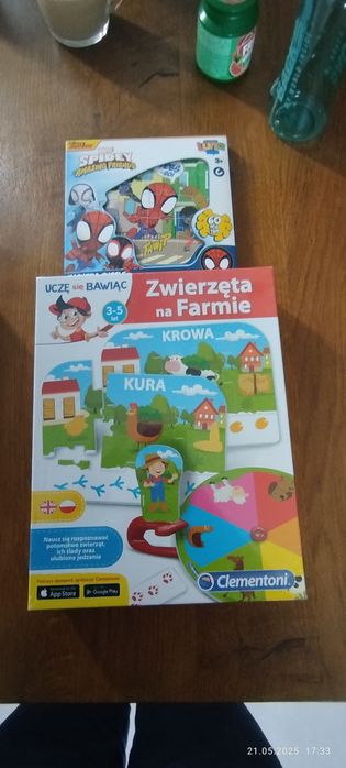 Zestaw Gra puzzle  dla 2-3 latka i Pucio