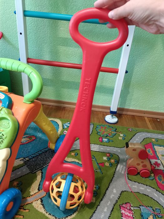Лот іграшок , каталка goki  ,ходунки музичні  з ігровою панеллю Vtech