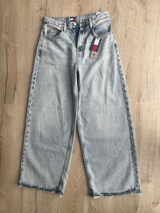 Jeansy NOWE Tommy Hilfiger luźne szerokie nogawki