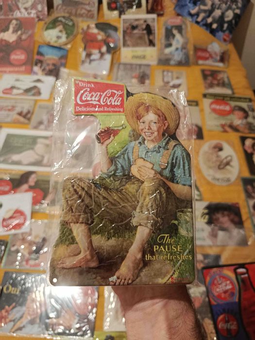 Coca Cola Metal Signs Collectors Edition