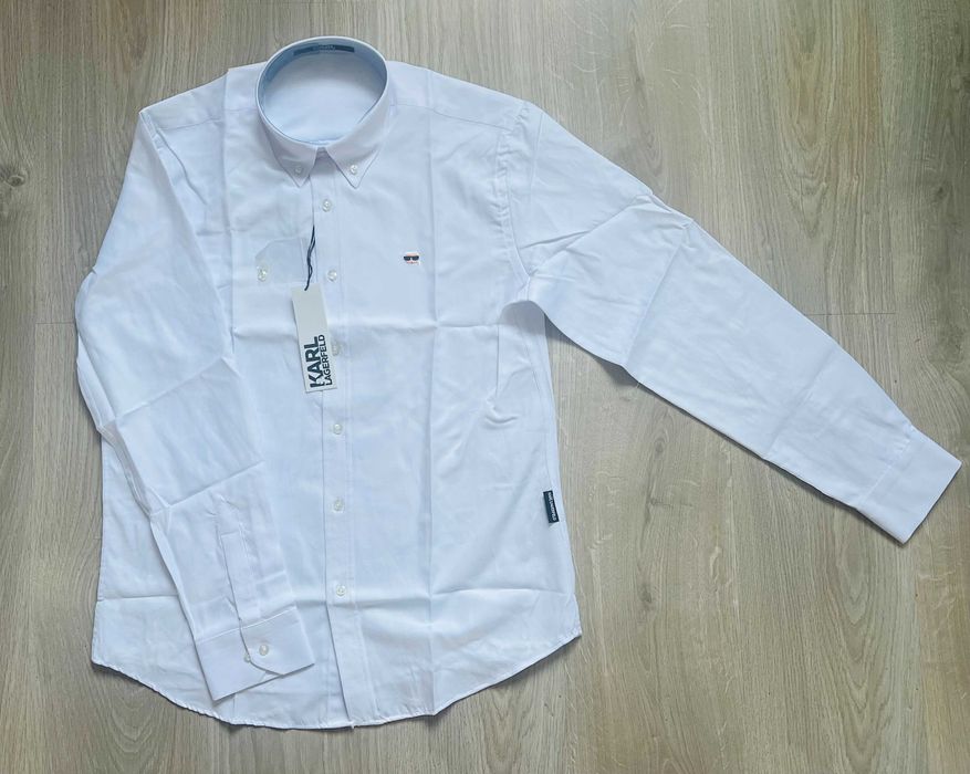 Koszula męska Karl Lagerfeld rozmiar XXL -biała