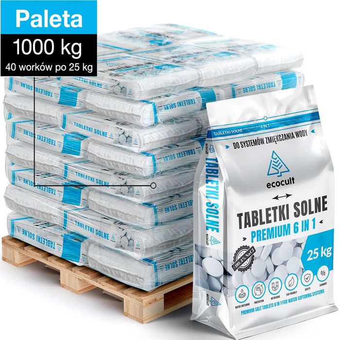 Tabletki solne oferta specjalna dla myjni samochodowych 1149 zł 1000kg z dostawą w cenie