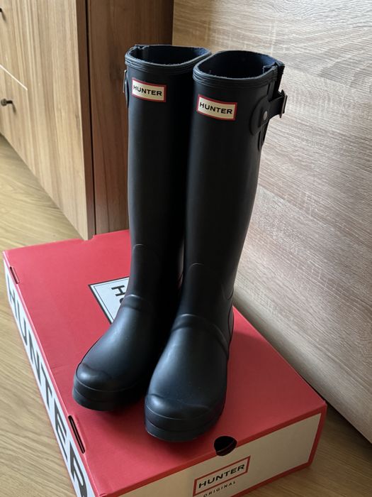 hunter чоботи гумові ризаки 38