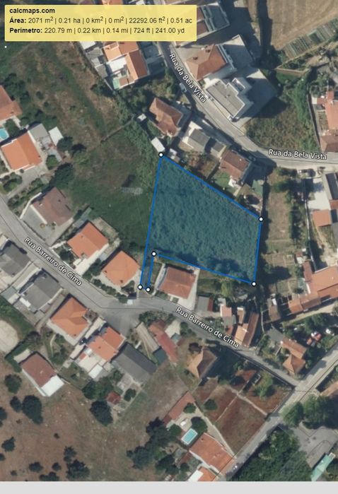 Aluguer terreno 2500m2