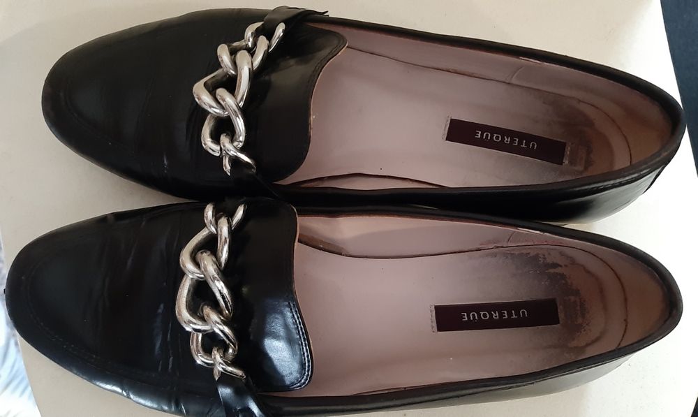 Mocassins Uterqüe em couro Originais