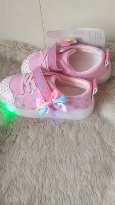 Trampki LED dla dziewczynki